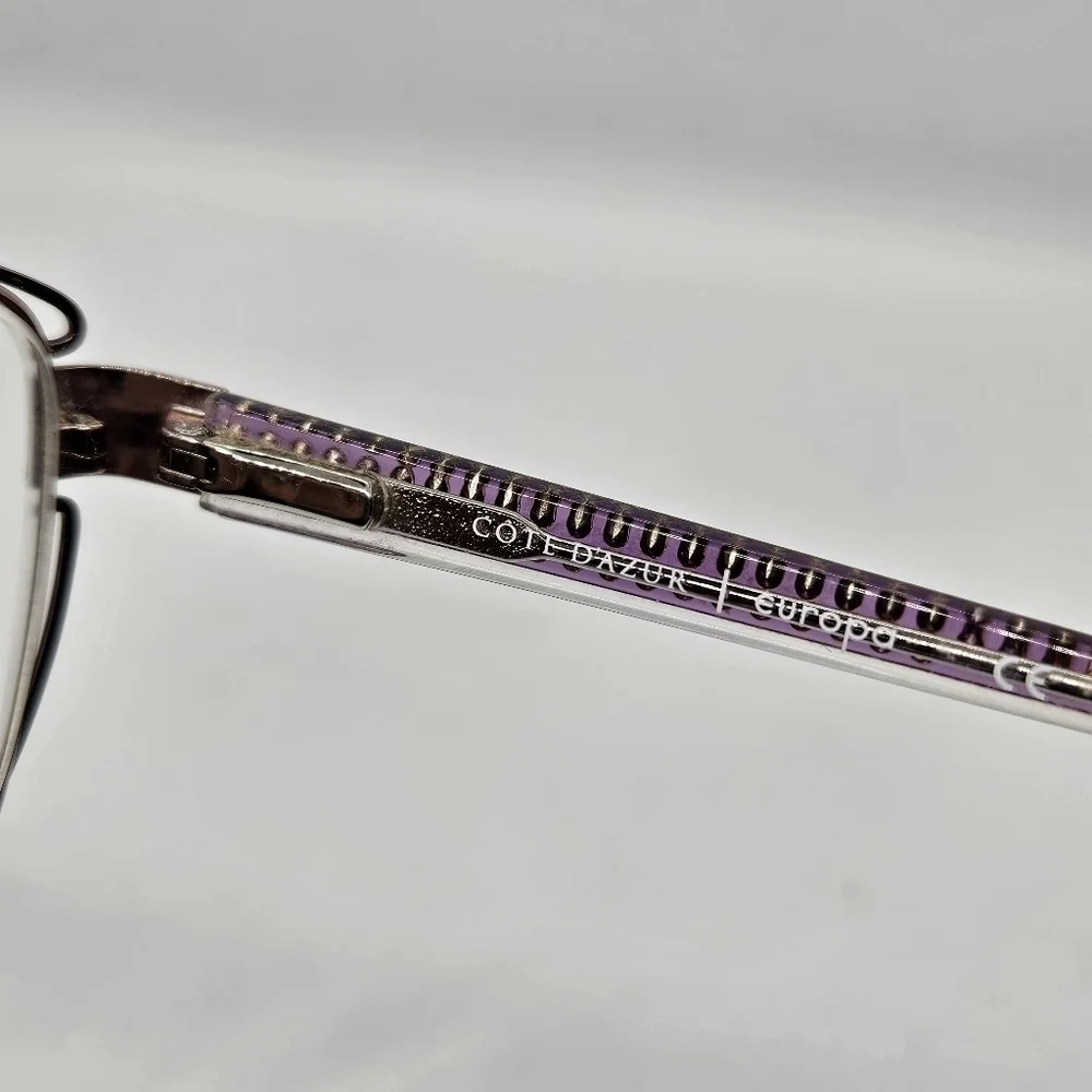 Cote d'Azur CDA-311 eyeglasses Rose Gold and Plum FOR FRAMES